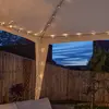 Smart Garden - Guirlande solaire Tonelle Gazebo 144 leds blanc chaud