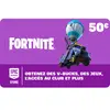 Carte Cadeau 50  EPIC GAMES STORE