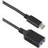 Targus ACC923EU Câble USB-C vers USB-A(f) 5 Gbit/s, 3A, 15 cm - Noir