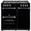 BELLING Piano de cuisson mixte 90 cm noir Kensington - PKENS90DFBLK