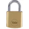 Cadenas laiton - YALE - Y110B/20/111/4 - 20mm - Anse acier - 3 clés