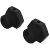 Aluminum Wheel Hex 17mm - 14.6mm Thick, Black (2)