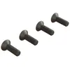 Flat Head Hex Machine Screw M5x16mm (4)
