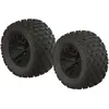 Arrma Ar550044 - Dboots Fortress Mt Tire Set Glued Blk (2)