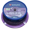 Verbatim - 25 x DVD+R DL - 8.5 Go 8x - argent mat - spindle