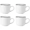 Mikasa Limestone Set de tasses en porcelaine, 4x tasses en porcelaine ...