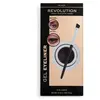 Revolution Beauty London Maquillage Révolution Londres 3g Gel Eyeliner Pot Avec Brosse, Noir,
