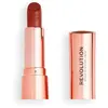 Makeup Revolution Satin Kiss Lipstick (Various Shades) - Chauffeur