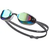 Lunettes de natation Nike Swim Vapor Mirrored noir avec verres à effet miroir bleu