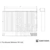 Blue Print Filtre d'habitacle pour MG: Marvel R (Ref: ADBP250095)