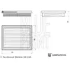 Filtre À Air Adbp220165 Blue Print Renault Blue Print Adbp220165