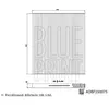 Blue Print Filtre d'habitacle (Ref: ADBP250075)