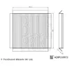 Blue Print Filtre d'habitacle (Ref: ADBP250072)