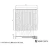 Blue Print Filtre d'habitacle pour MG: MG HS (Ref: ADBP250076)