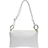 Anna Luchini - Sac bandoulière en cuir Mélina blanc - 16x25cm OS