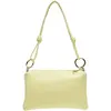 Anna Luchini - Sac bandoulière en cuir Célia jaune - 16x25cm OS
