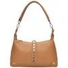 Anna Luchini - Sac bandoulière en cuir Althéa cognac - 17x28x7 cm OS