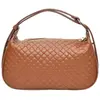 Anna Luchini - Sac fourre-tout en cuir Loredana cognac - 15x29.5x9 cm ...