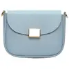 Anna Luchini - Sac bandoulière en cuir Vittoria céleste - 12.5x18x7 cm...