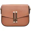 Anna Luchini - Sac bandoulière en cuir Cordelia cognac - 15x20x6 cm OS
