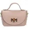 Anna Luchini - Sac bandoulière en cuir Isadora poudre - 13x19x9 cm OS