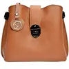 Luisa Vannini - Sac bandoulière gris cognac - 19x21x7 cm OS