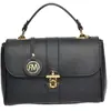 Roberta M - Sac à main Nisha Noir - 17x24x9.5 cm OS