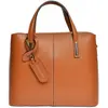 Anna Luchini - Sac à main Jade Cognac - 26.5x31x14.5 cm OS