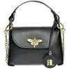 Anna Luchini - Sac à main Joyce Noir - 13x19x7 cm OS