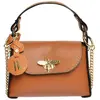 Anna Luchini - Sac à main Joyce Cognac - 13x19x7 cm OS