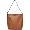 Luisa Vannini - Sac bandoulière en cuir Aya cognac - 34x28x12.5 cm OS