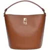 Luisa Vannini - Sac fourre-tout en cuir Serena cognac - 23x22.5x15 cm ...