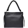 Luisa Vannini - Sac bandoulière en cuir Iris noir - 26x30x10 cm OS
