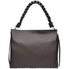 Luisa Vannini - Sac bandoulière en cuir Zoé testa moro - 26x30x10 cm O...