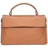 Luisa Vannini - Sac à main en cuir Chiara cognac - 12.5x21x8.5 cm OS