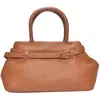 Luisa Vannini - Sac fourre-tout en cuir Lila cognac - 17.5x26x13 cm OS