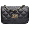 Luisa Vannini - Sac bandoulière en cuir Camélia noir - 12x19.5x5 cm OS