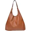 Luisa Vannini - Sac Hobo en cuir Vanessa cognac - 33x43x10 cm OS
