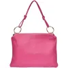 Luisa Vannini - Sac bandoulière en cuir Louna fuchsia - 25.5x35cm OS