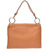 Luisa Vannini - Sac bandoulière en cuir Margaux cognac - 25.5x35cm OS