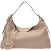 Luisa Vannini - Sac à main en cuir Diana boue - 28x47x8 cm OS