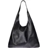 Luisa Vannini - Sac Hobo en cuir Natalia noir - 33x43x10 cm OS
