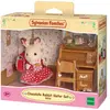 Sylvanian Family 5016 : Fillette lapin chocolat dans le bureau