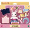 Playset Sylvanian Families La maman lapin neige et sa valise de weekend