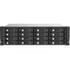 QNAP 16-bay 3U RM SAS 12Gbps JBOD expansion, NAS, Noir
