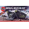 Buffalo Amphibian Lvt & Jeep - 1:76e - Airfix