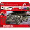 Airfix Maquette Véhicule Militaire : Gift Set : Willys Mb Jeep-Airfix