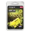 Integral Memory Integral Neon - Clé USB - 64 Go - USB 3.0 - jaune