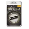 INTEGRAL Clé USB Secure 360 - 128 Go - USB 3.0 - Noir élégant