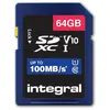 Integral - Carte mémoire flash - 64 Go - Video Class V10 / UHS-I U1 / Class10 - SDXC UHS-I